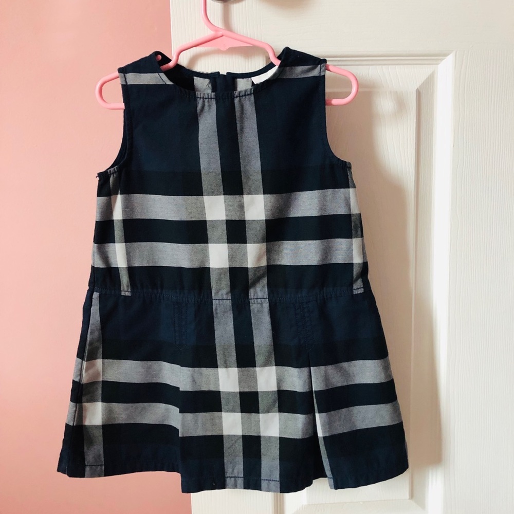 Burberry check dress. Size 4Y.